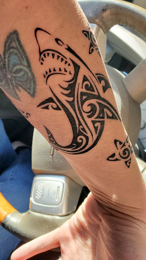 Explore hip tattoo ideas for females, creative tattoo ideas in Denver, available at Nocturnal Tattoo