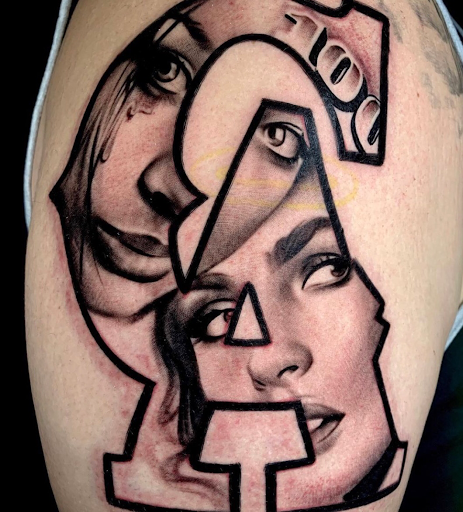 Explore halloween movie tattoo ideas, creative tattoo ideas in Wichita Falls, available at Firme Copias Tattoo shop