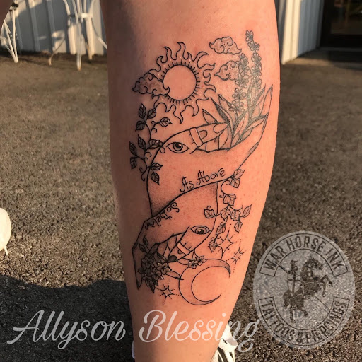 Explore pain tattoo ideas, creative tattoo ideas in Kent, available at War Horse Ink