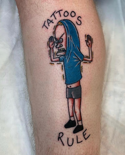 Explore shaded sleeve tattoo ideas, creative tattoo ideas in Muncie, available at Fox & Sparrow Tattoo