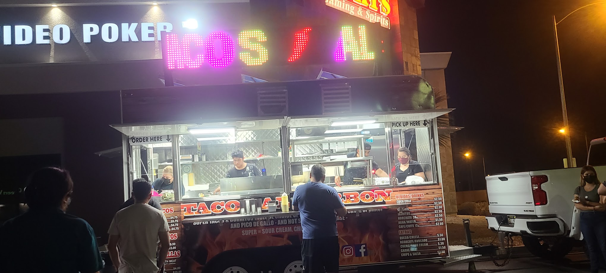 Tacos Al Carbon Mexican Food Truck
