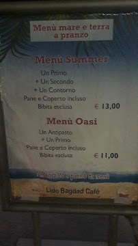 Lido Bag Dad Cafe à Mirto carte