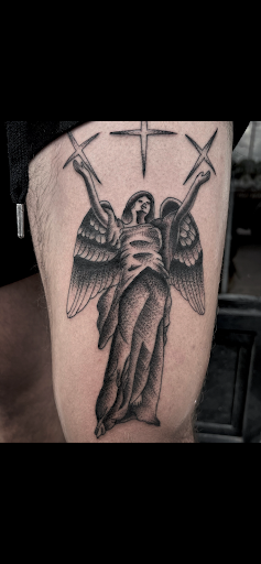 Explore fantasy book tattoo ideas, creative tattoo ideas in Cookeville, available at Anthem Tattoo