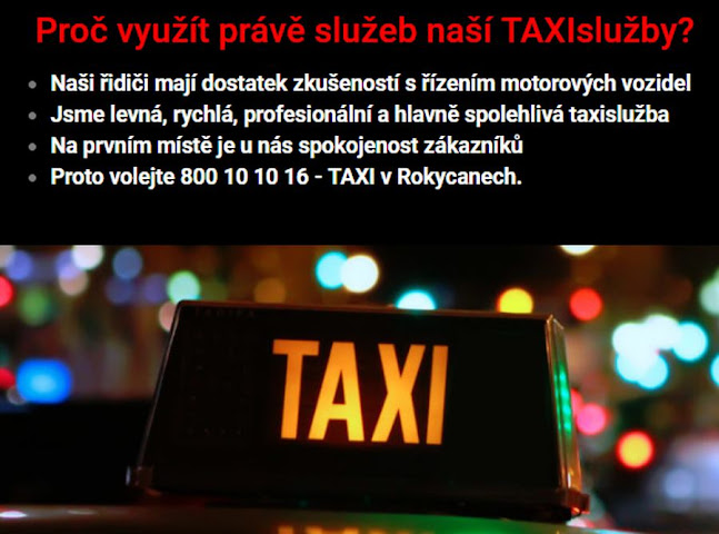 Komentáře a recenze na Taxi 1 Rokycany