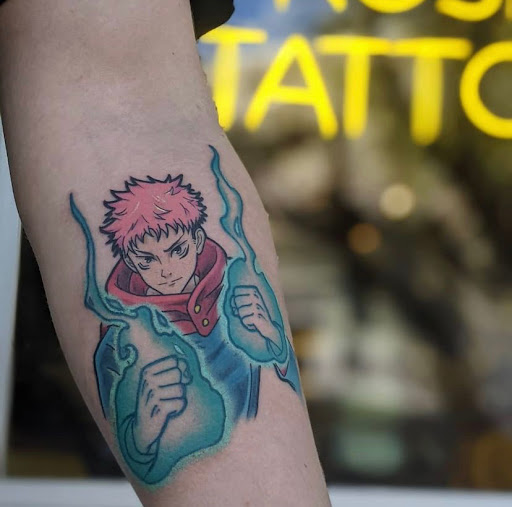 Explore tattoo ideas for cosmetologist, creative tattoo ideas in Glenside, available at Yellow Rose Tattoo