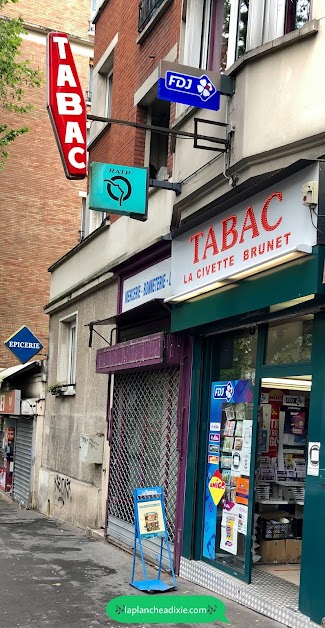 Tabac La Civette Brunet à Paris