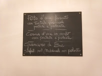 Trattoria Urbana Mangiafuoco à Brescia carte