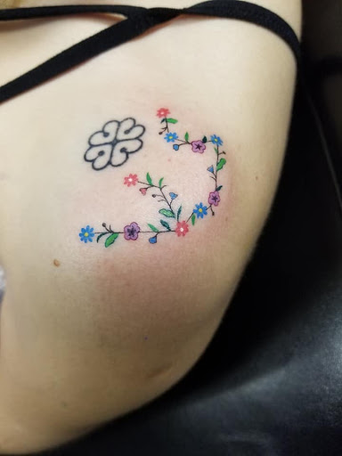 Explore destiny tattoo ideas, creative tattoo ideas in Amherst, available at Apothecary Tattoo