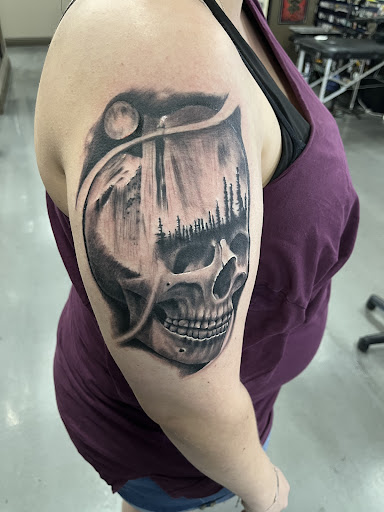 Explore chest cover up tattoo ideas, creative tattoo ideas in Modesto, available at Ink Disciples Tattoo Parlor