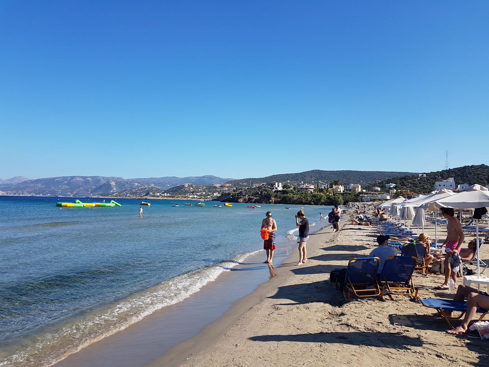 Foto af Almyros Strand med rummelig bugt