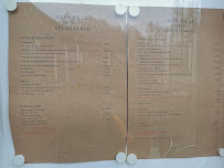 Carte du Bistro Mirabell à Mettlach