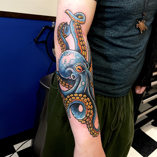 Explore tattoo border ideas, creative tattoo ideas in Newport, available at Newport Tattoo