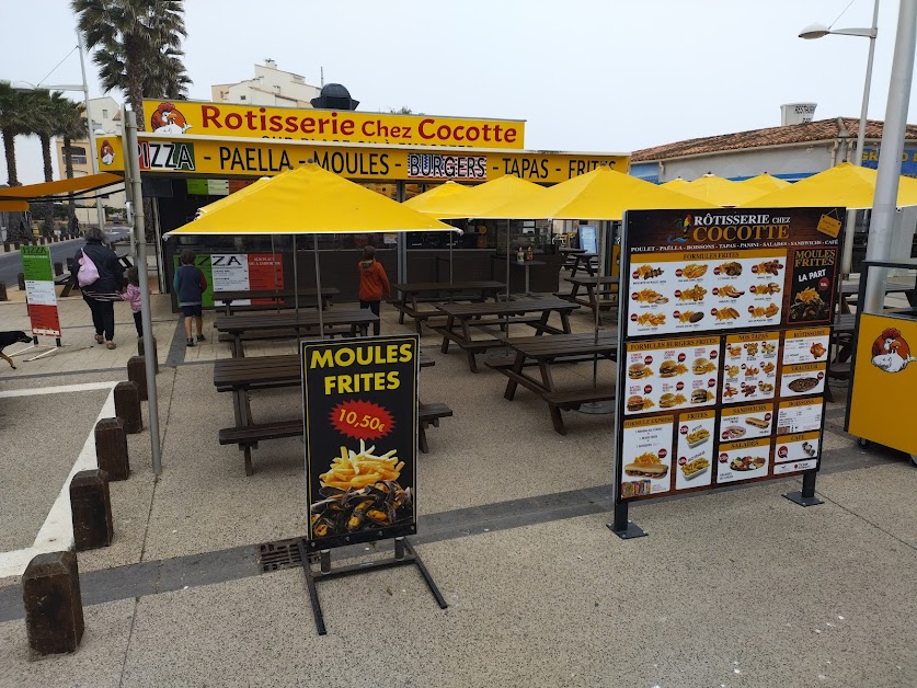 Plage du môle chez cocotte à Agde