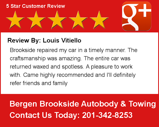 Auto Body Shop «Bergen Brookside Auto Body and Towing, Inc.», reviews and photos, 83 Zabriskie St, Hackensack, NJ 07601, USA