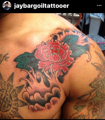 Explore sunflower sleeve tattoo ideas, creative tattoo ideas in Marietta, available at Lucky Draw Tattoos III