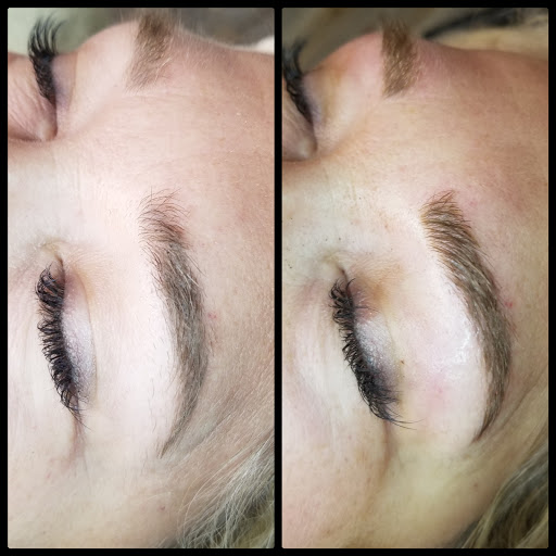 Explore symmetrical tattoo ideas, creative tattoo ideas in Peoria Heights, available at BeautiFULL Brows By Jen Microblading - Permanent Makeup Wild Honey Beauty Studio