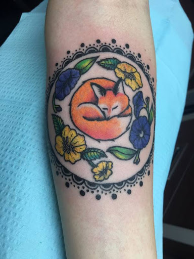 Explore broncos tattoo ideas, creative tattoo ideas in Saint Petersburg, available at Lucky You Tattoo