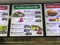 Menu / carte de Akcan Döner à Berlin