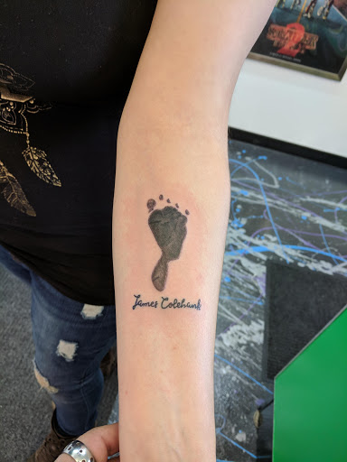 Explore aries tattoo idea, creative tattoo ideas in Redding, available at Caddy Daddys