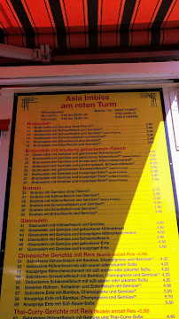 Asia Imbiss 96 à Crimmitschau carte