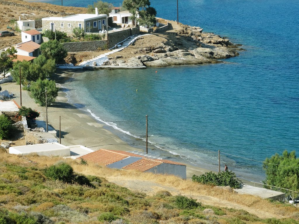 Zogaki beach'in fotoğrafı çakıl ile kum yüzey ile