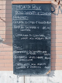 Restaurant italien Il bistrot della pasticciona à Ostia (la carte)