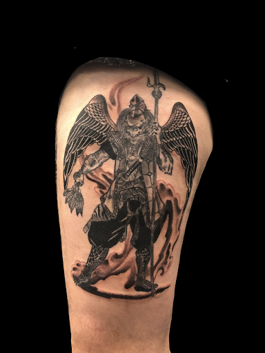 Explore in memory of dad tattoo ideas, creative tattoo ideas in Addison, available at Cat Tattoo