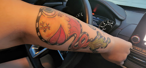 Explore anxiety tattoo ideas, creative tattoo ideas in Arlington, available at Urbans Tattoo & Piercing Studio South