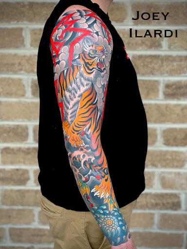 Explore women half sleeve tattoo ideas, creative tattoo ideas in Virginia Beach, available at Salt Water Tattoo