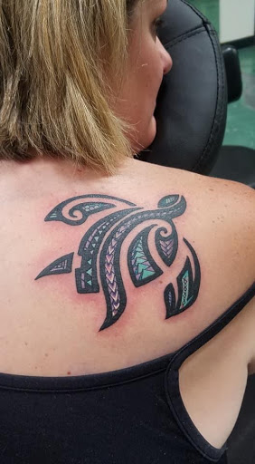 Explore piano tattoo ideas, creative tattoo ideas in Roanoke, available at Saint Cecilias Art Studio