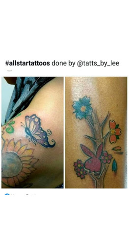 Explore mushu tattoo ideas, creative tattoo ideas in Hialeah, available at Allstar Tattoo & Body piercing
