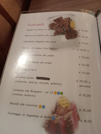 Trattoria Vecio Borgo à Porcellengo menu