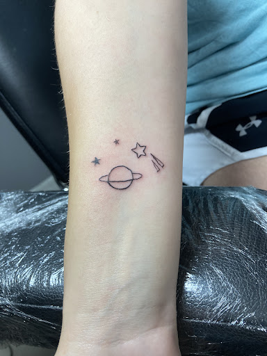 Explore partial sleeve tattoo ideas, creative tattoo ideas in Ocoee, available at Slaughterized Ink Tattoo and Piercing Studio