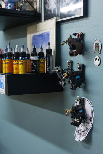 Find robot tattoo ideas for your next unique tattoo in Rochester at Sacred Heart Studios