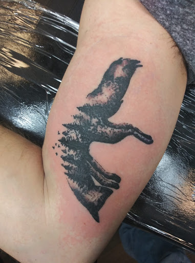 Explore mary tattoo ideas, creative tattoo ideas in Mckinney, available at Borrowed Time Fine Art Gallery Tattoo Shop