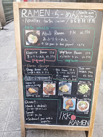 IKKO Ramen à Nice menu