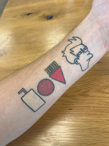 Explore anthony bourdain tattoo ideas, creative tattoo ideas in London, available at Sticks and Stones Tattoos and Piercings