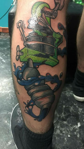 Explore linework tattoo ideas, creative tattoo ideas in Franklin, available at Iron Born Tattoo Studio