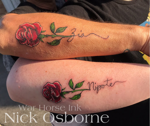 Explore gummy bear tattoo ideas, creative tattoo ideas in Kent, available at War Horse Ink