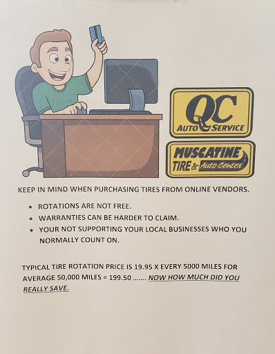 Auto Repair Shop «Muscatine Tire & Auto», reviews and photos, 2105 Park Ave, Muscatine, IA 52761, USA