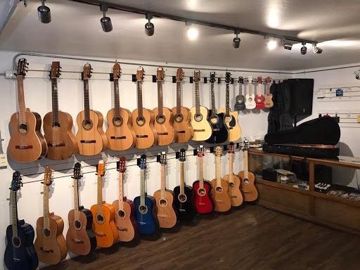 Caro acoustic guitars and Topete