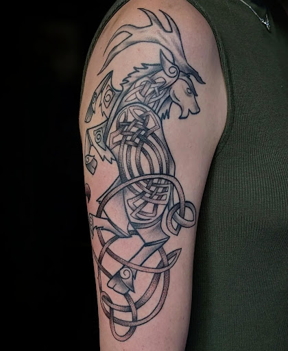 Explore i wear my heart on my sleeve tattoo ideas, creative tattoo ideas in Denton, available at Dark Age Tattoo Studio