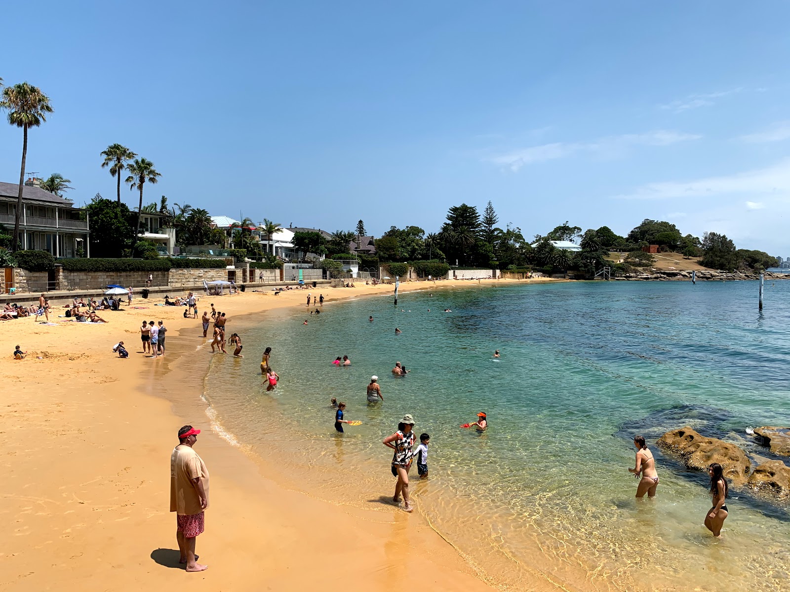 Foto von Camp Cove Beach mit feiner beiger sand Oberfläche