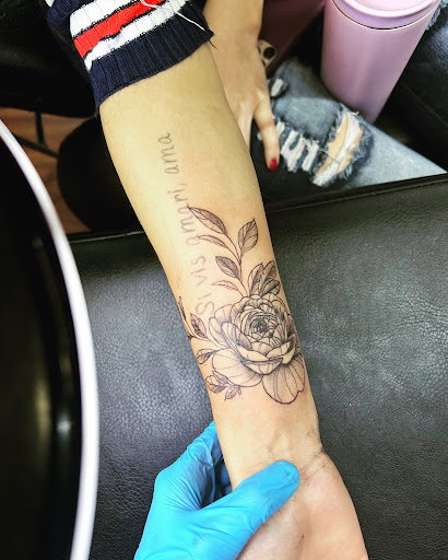 Explore cool face tattoos ideas, creative tattoo ideas in Cocoa, available at Rorschach Tattoo Shop and Piercing Studio