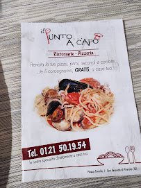 Menu / carte de Il Punto... A Capo à San Secondo di Pinerolo