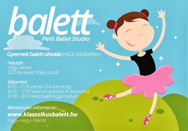 Gyermek balett oktatás - Petit Ballet Studio - Budapest