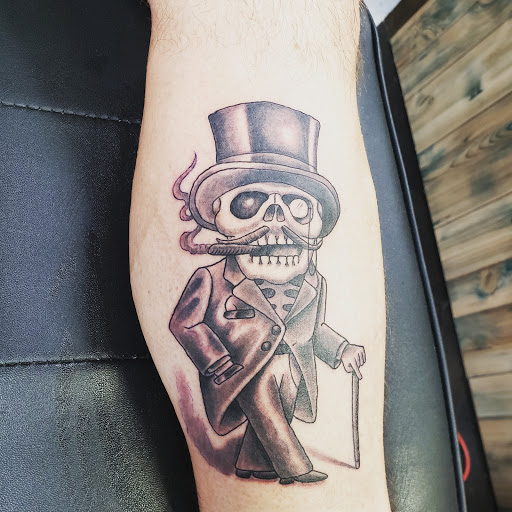 Explore rubber duck tattoo ideas, creative tattoo ideas in Broussard, available at Cutthroat Tattoo