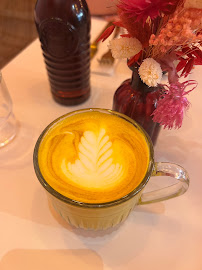Cappuccino du Restaurant servant le petit-déjeuner Bon Bouquet Café à Paris - n°4