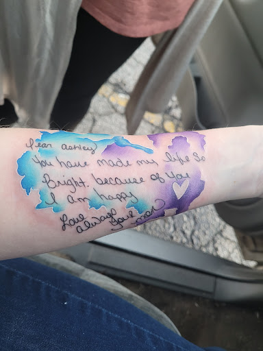 Explore men's bible verse tattoo ideas, creative tattoo ideas in Eden, available at Slicks Tattoo Studio