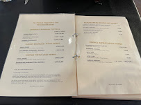 Menu / carte de Metamorphosis à Sintra